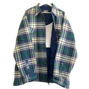 Spring Oversized Flannel Shacket Shirt